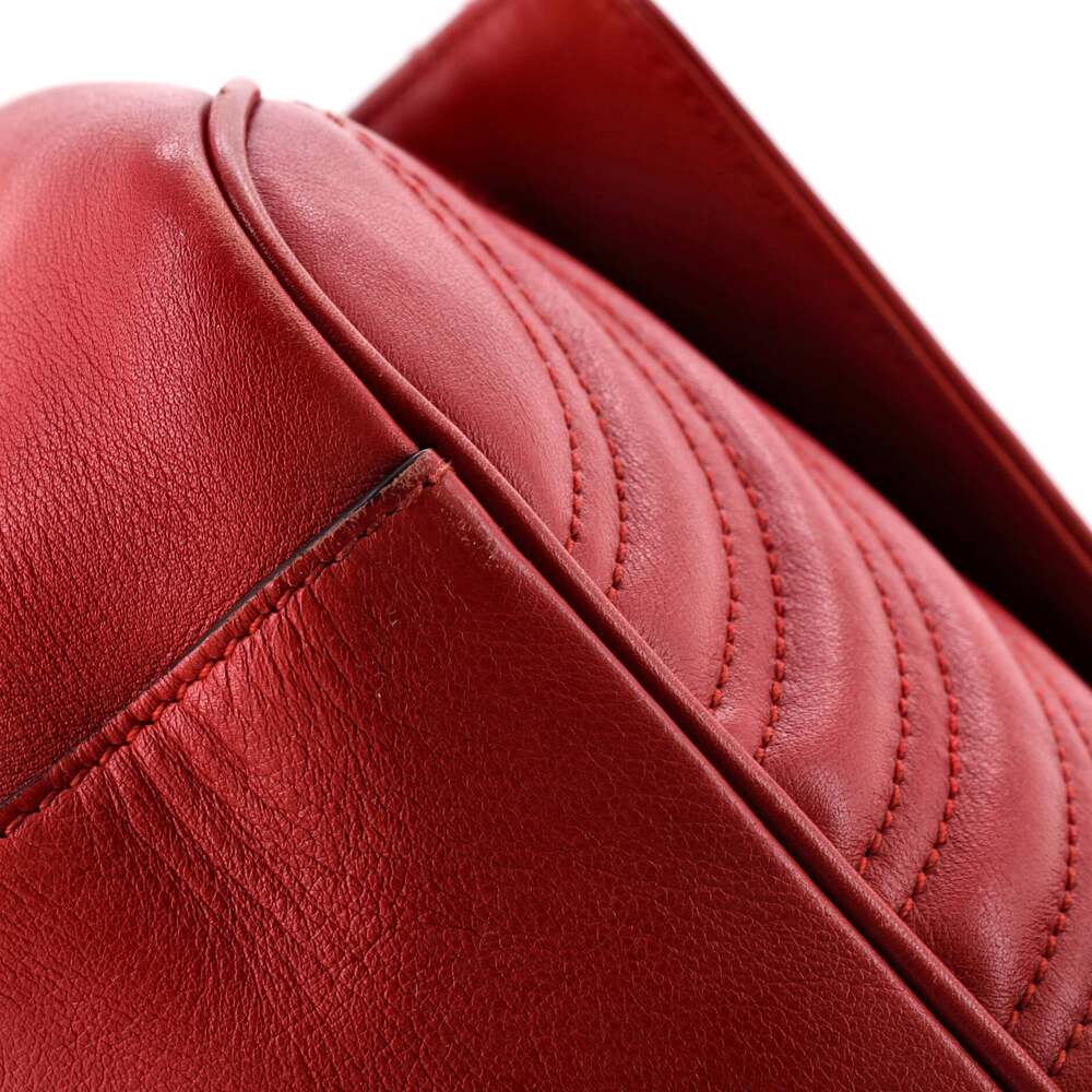 Gucci Gg Marmont Flap Bag Matelasse #261170G18B - Picture 6 of 7